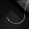Pulseira Prateada Masculina Elo 3 por 1 - Imagem 3